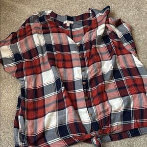Como Vintage button up top